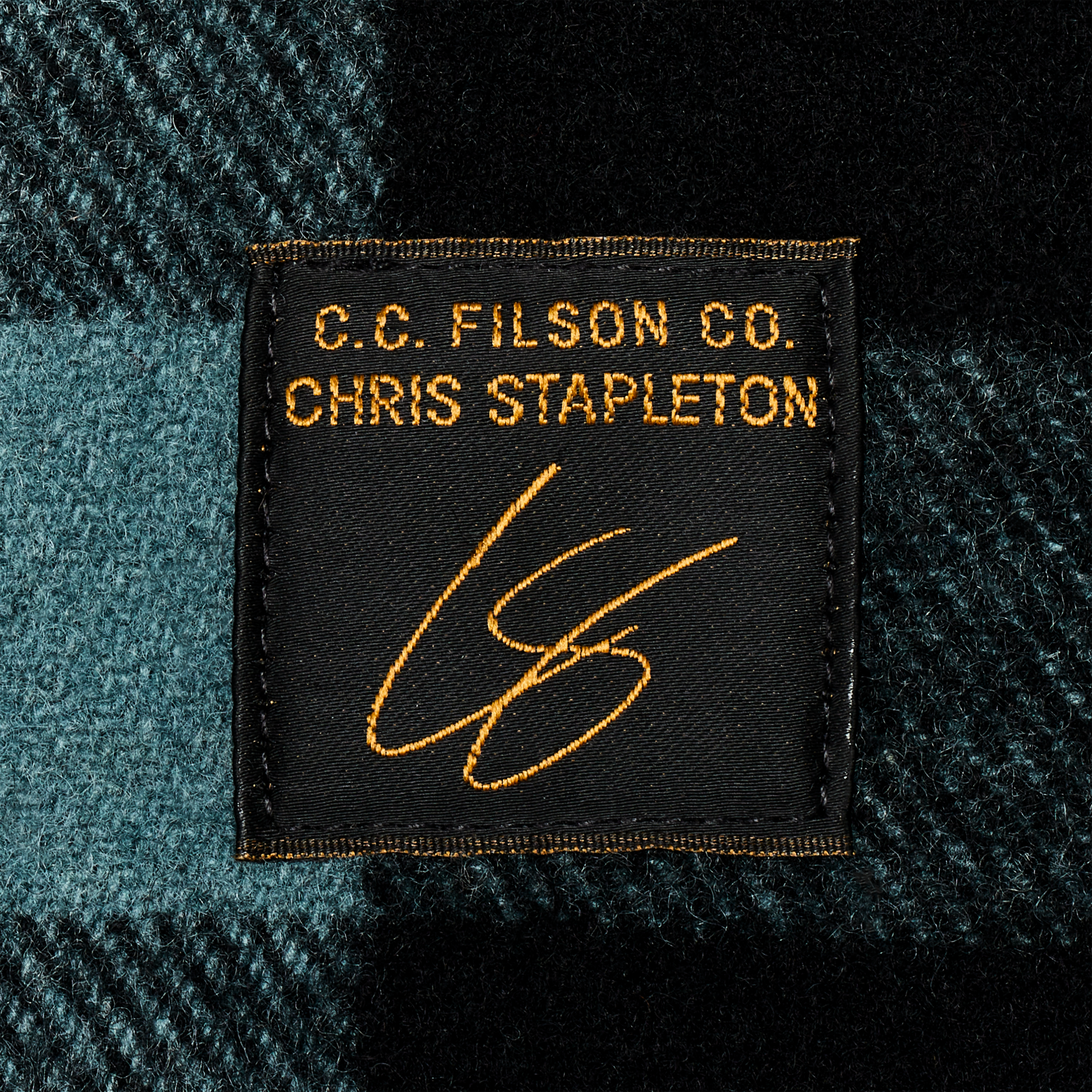 Chris Stapleton Signature Mackinaw Wool Cruiser - Faded Blue / Black Heritage Plaid - Image 8
