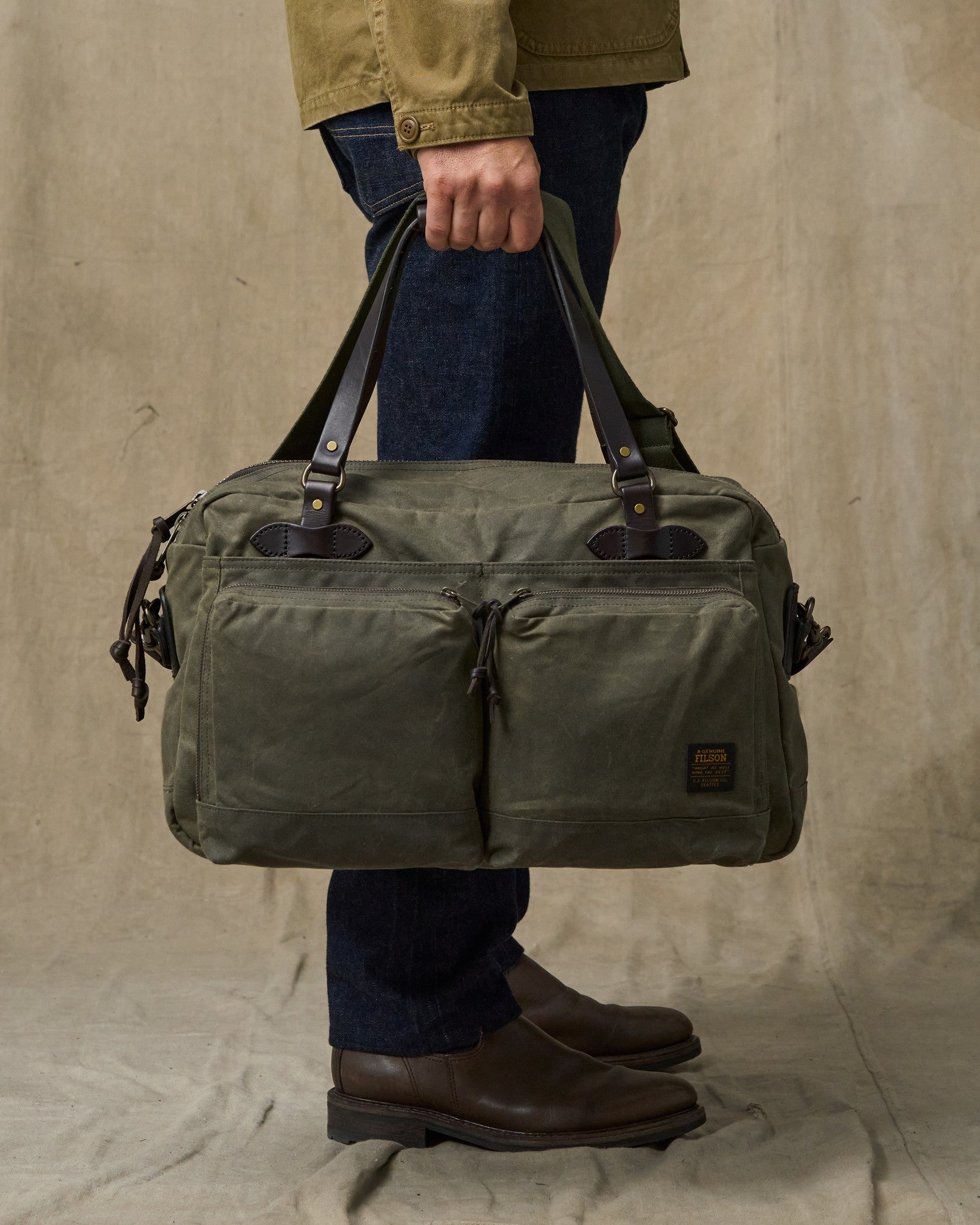 Alternative view of 48 Hour Tin Cloth Duffle Bag - Otter Green