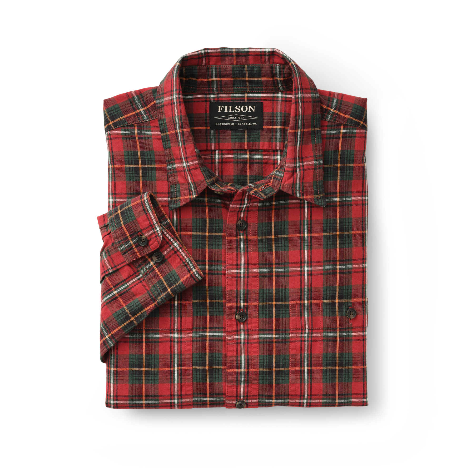 Wildwood Shirt - Red/black/flame Plaid - Image 3