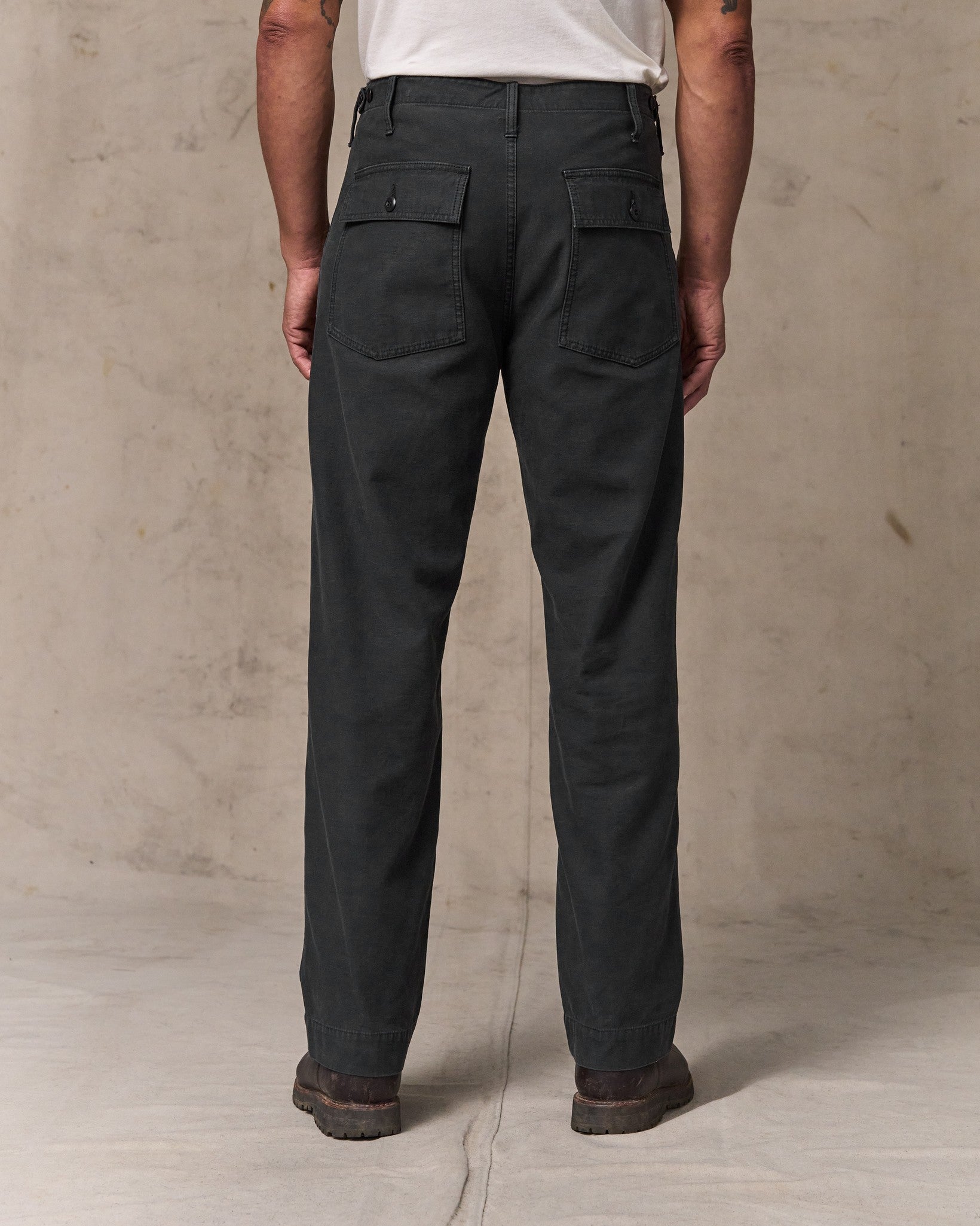 Alternative view of Field Supply Pants - Washed Faded Black