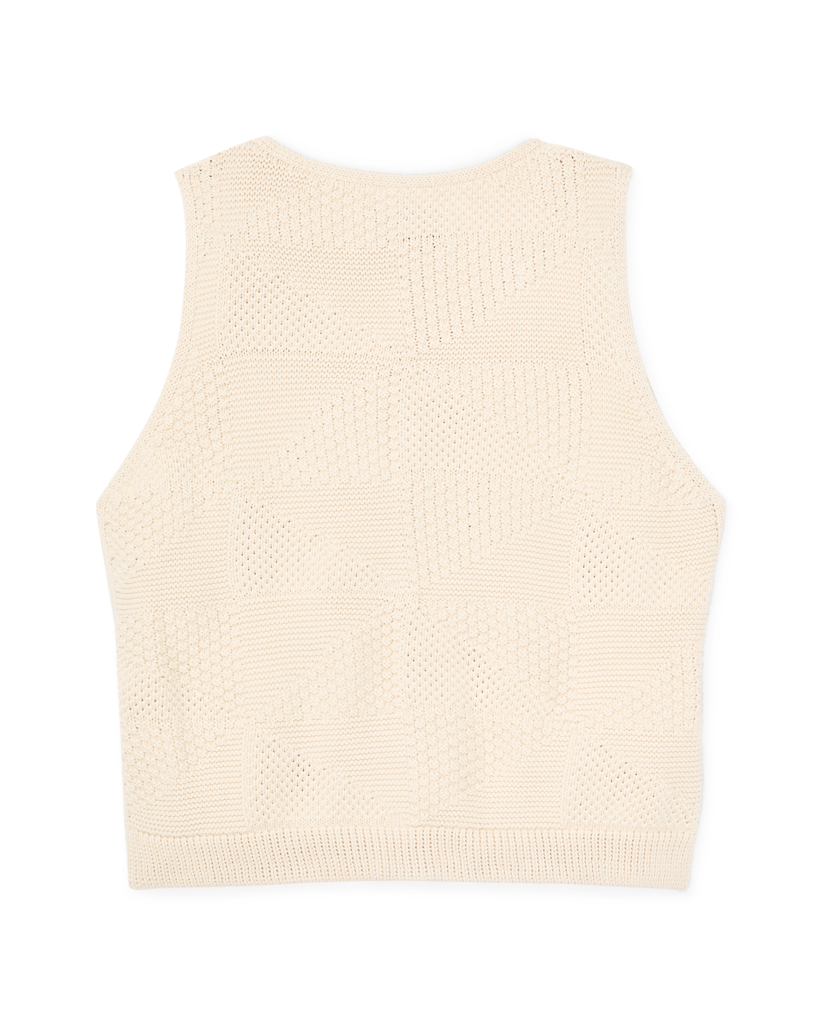 Alternative view of Women's Cotton Sweater Vest - Ivory