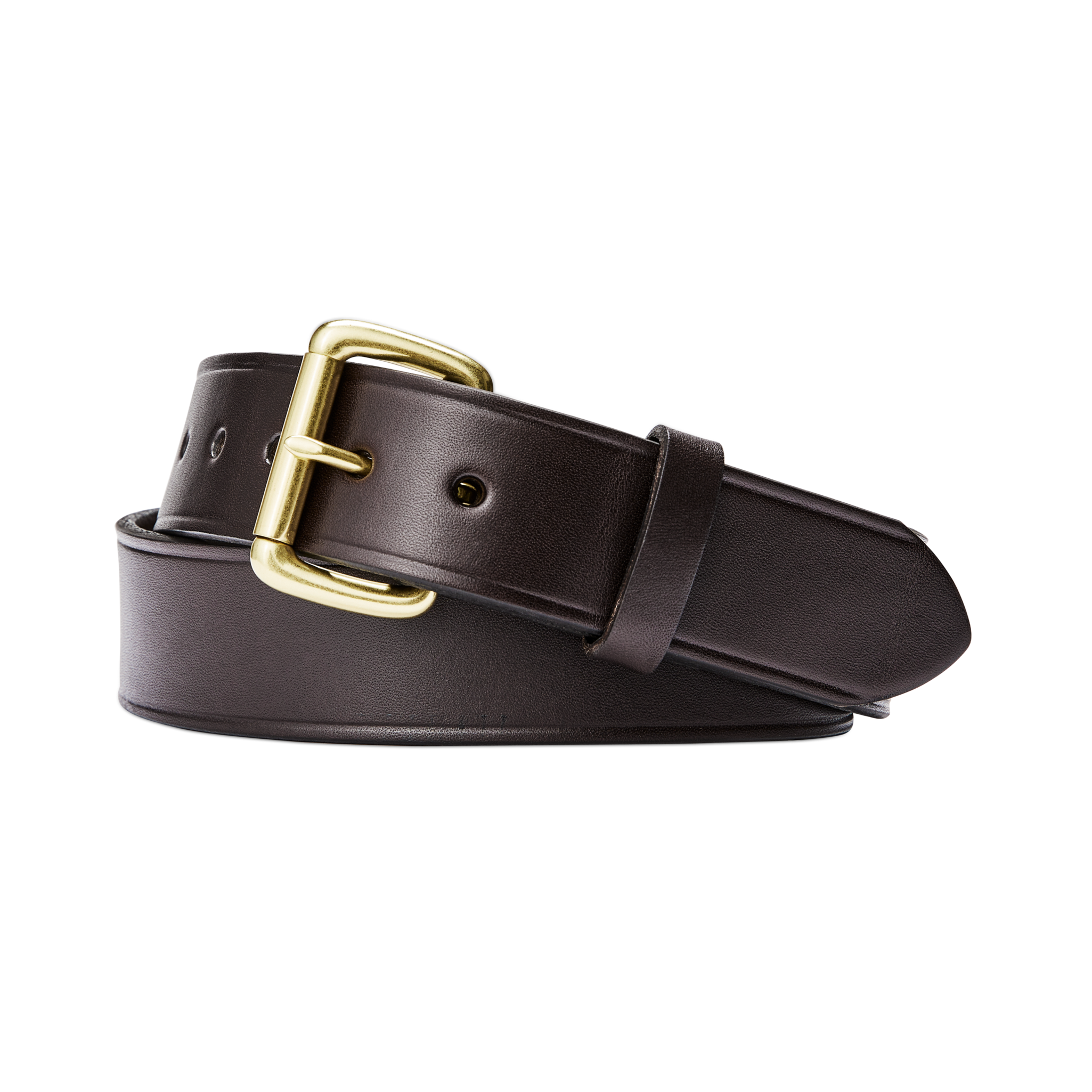 Alternative view of 1-1/2" Bridle Leather Belt - Brown Leather