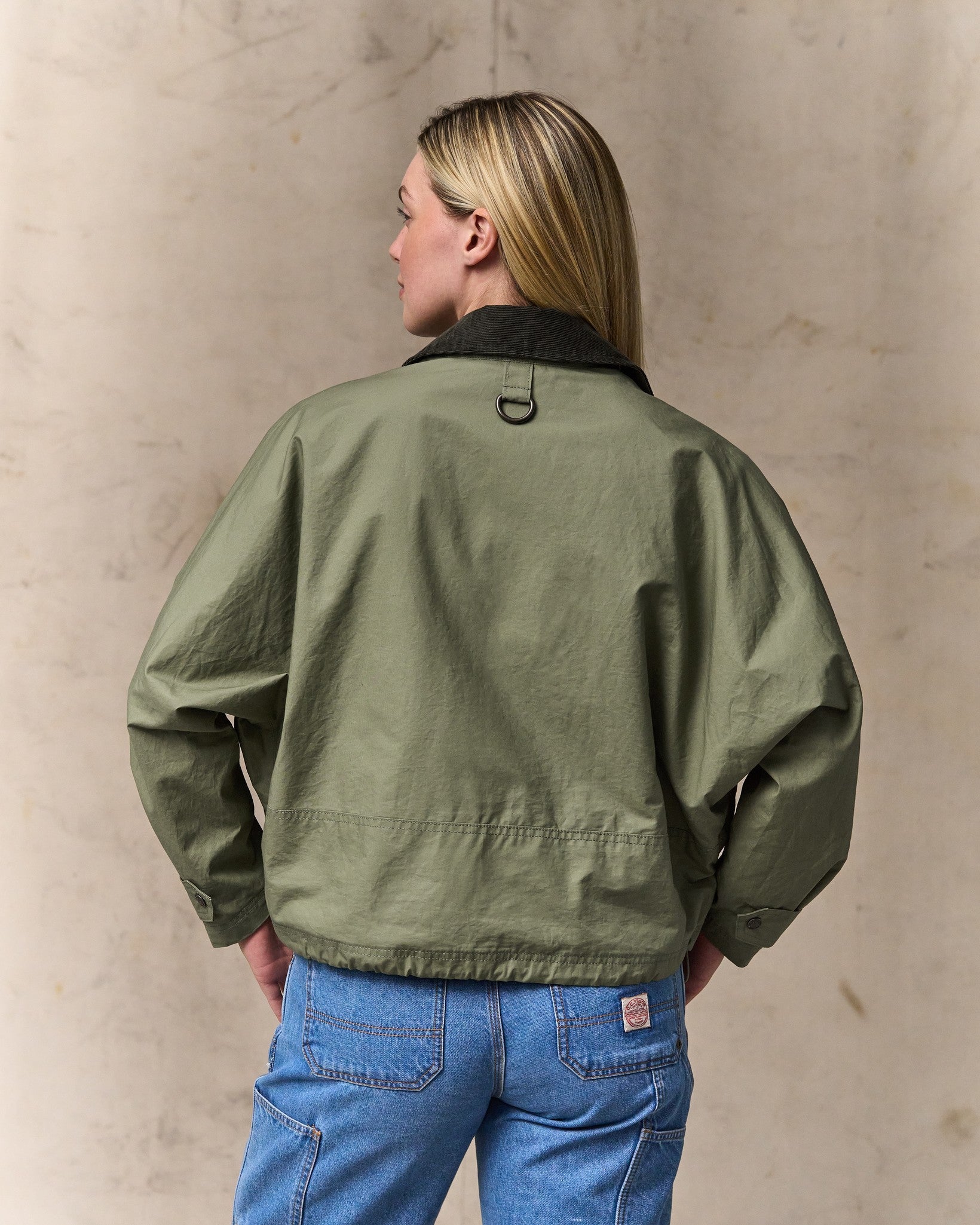 Alternative view of Women's Dry Wax Short Work Jacket - Slate Olive