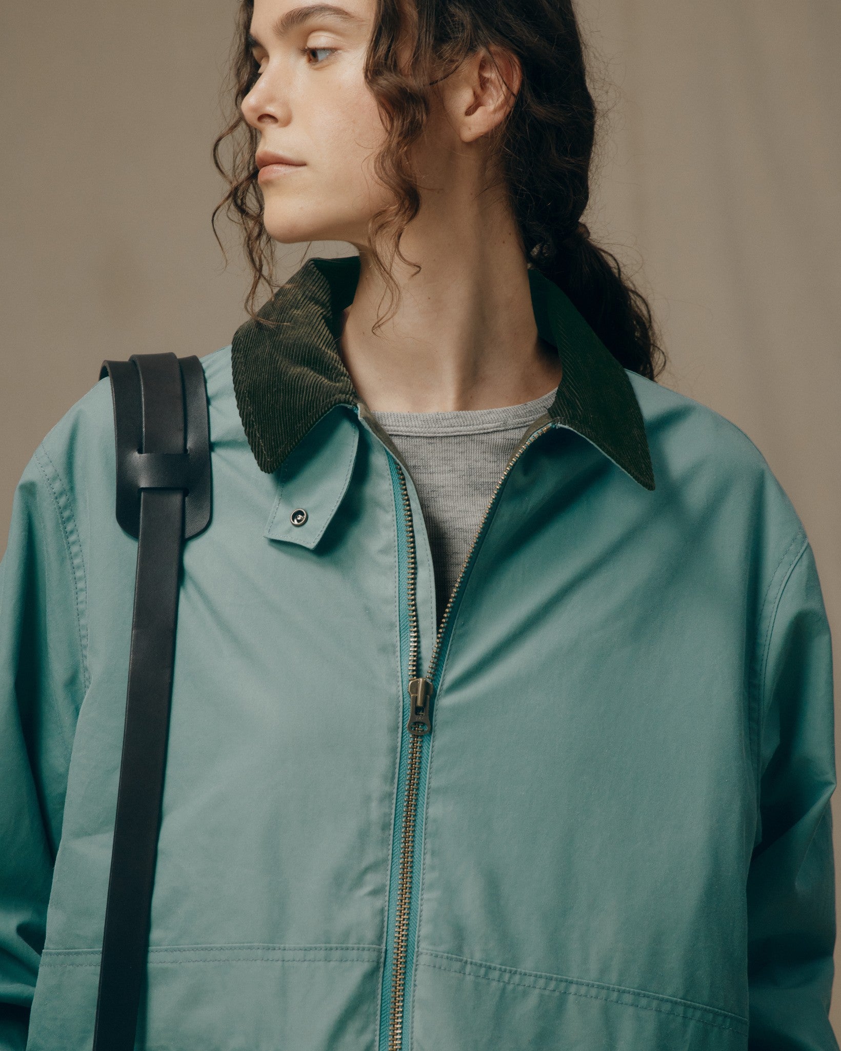 Women's Cover Cloth Raincoat - Balsam Green - Image 3