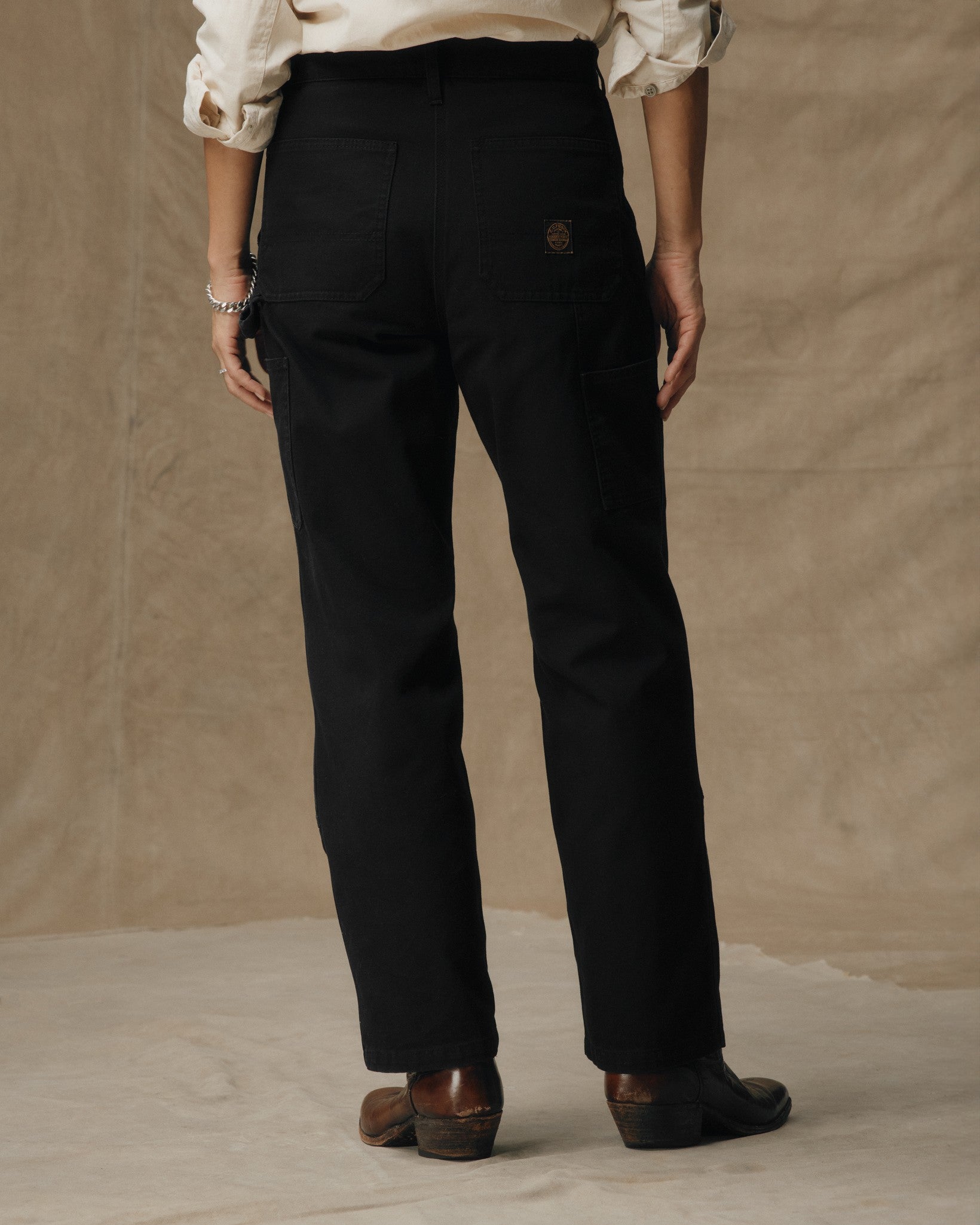Alternative view of Women's Canvas Work Pants - Faded Black