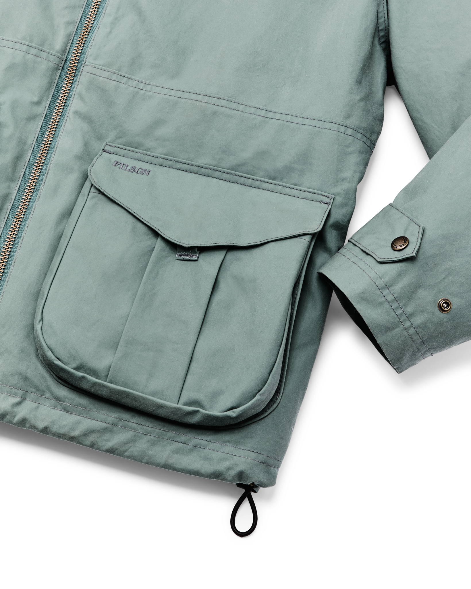 Women's Cover Cloth Raincoat - Balsam Green - Image 9