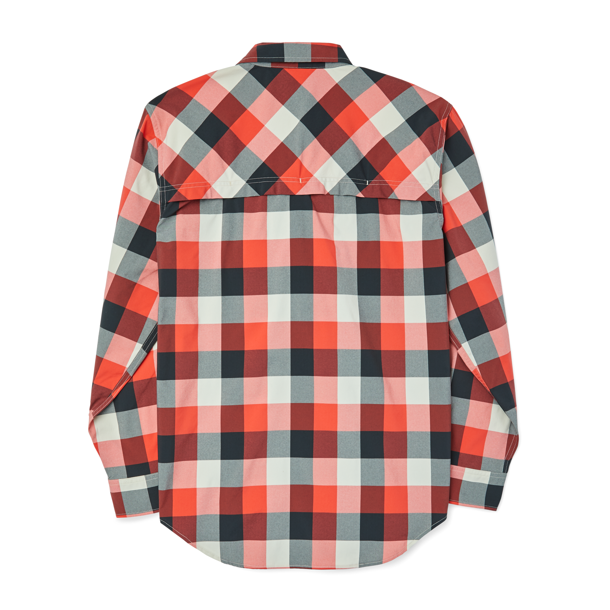 Twin Lakes Sport Shirt - Red/black/cream Plaid - Image 2