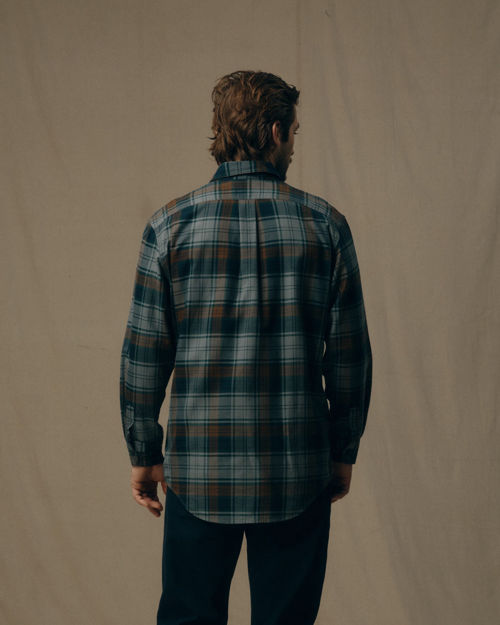 Alternative view of Lightweight Alaskan Guide Shirt - Gray / Navy / Multi Plaid