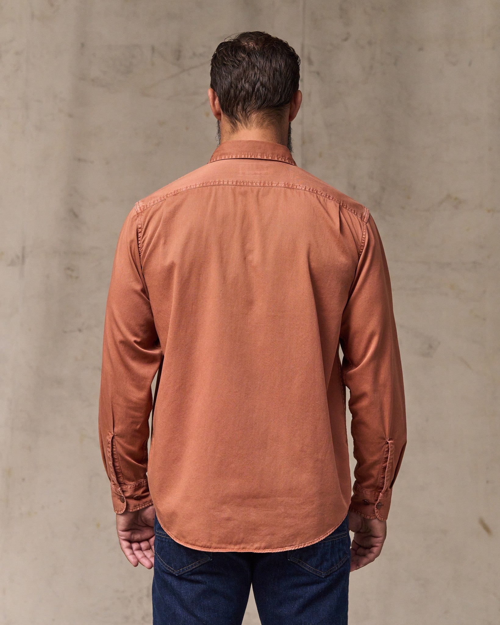 Alternative view of 4.5-oz. Twill Shirt - Copper Brown