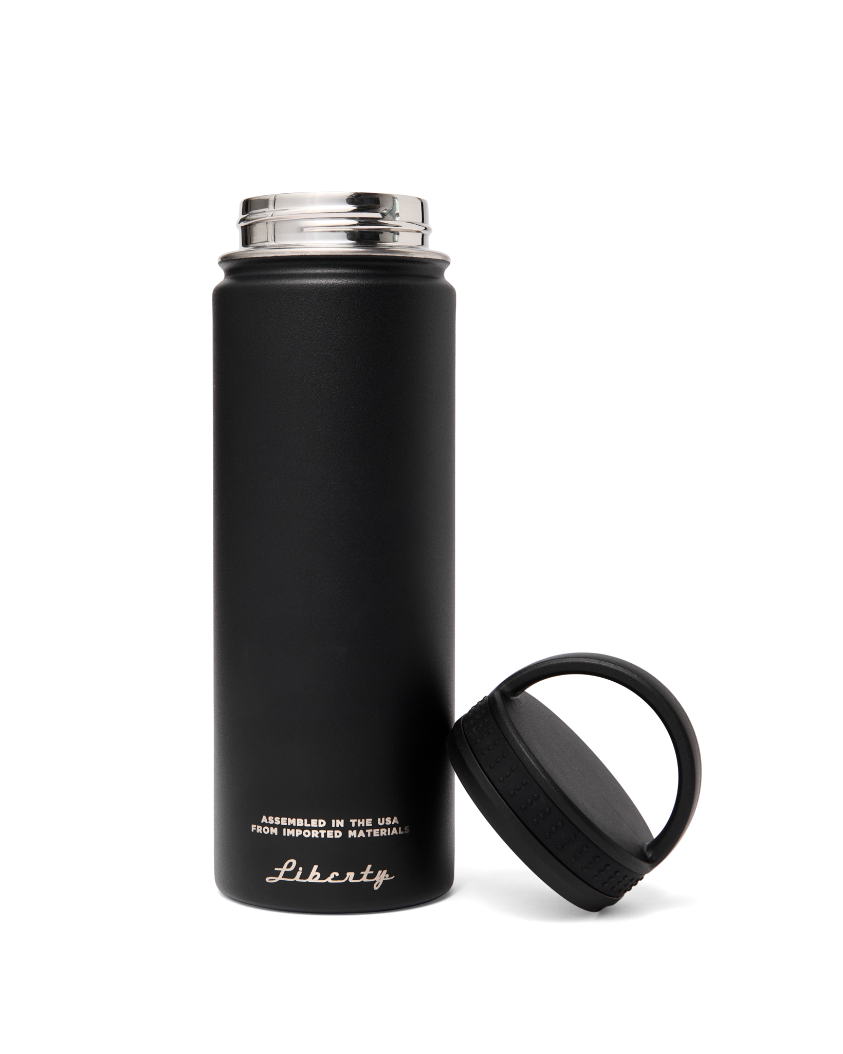 Alternative view of Insulated Water Bottle - Black / Logo