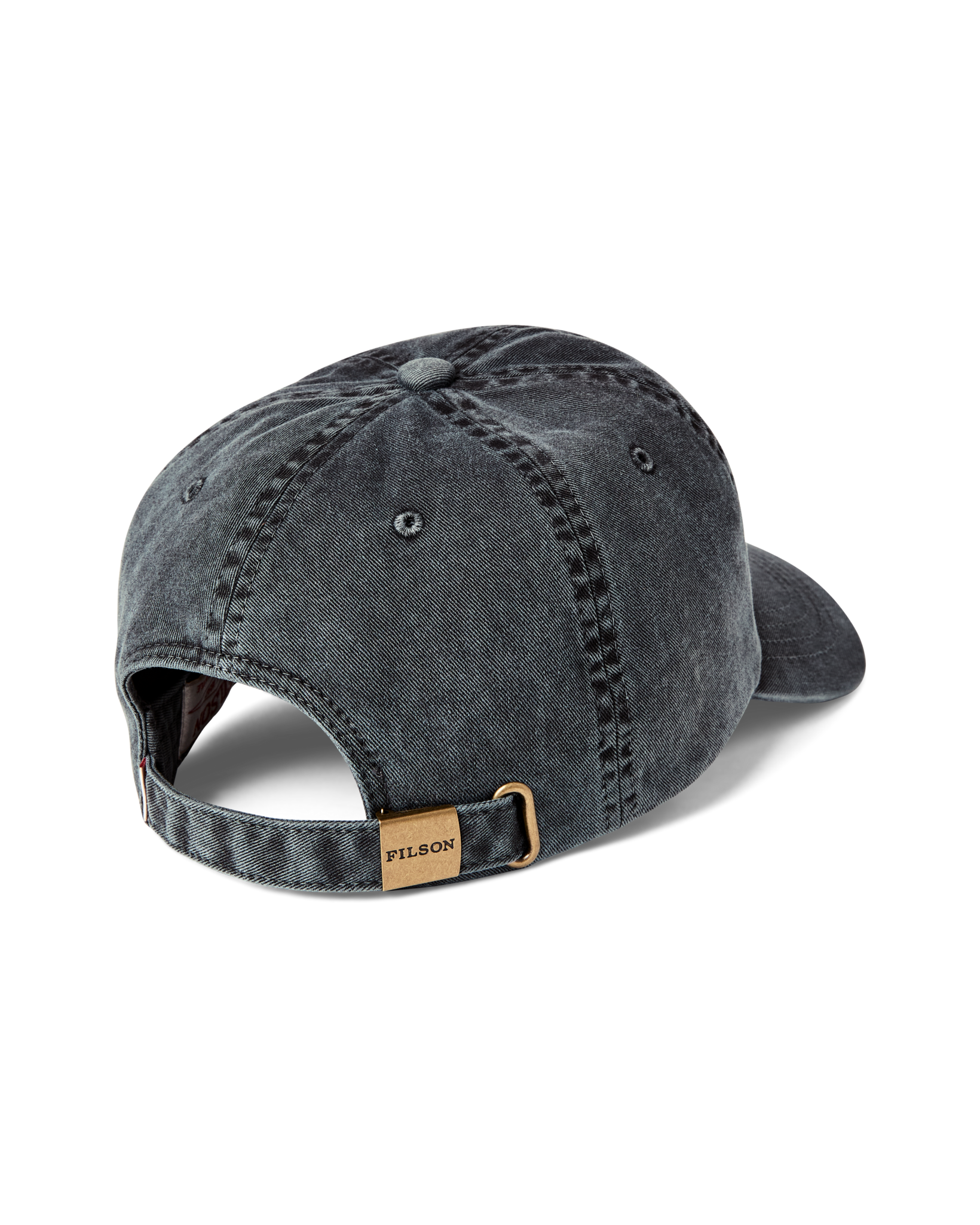 Alternative view of Washed Low-profile Logger Cap - Washed Charcoal