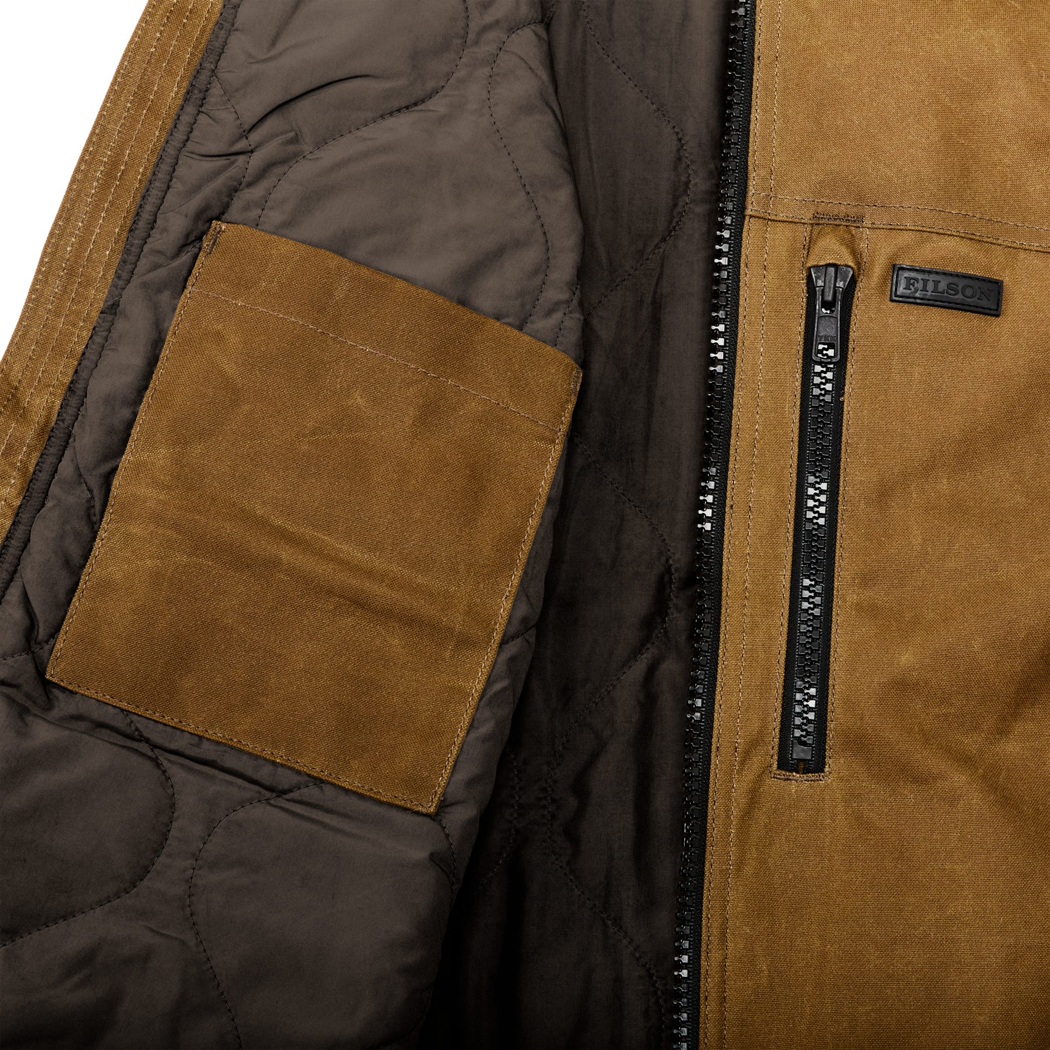 Tin Cloth Primaloft Jacket - Dark Tan 2 - Image 8