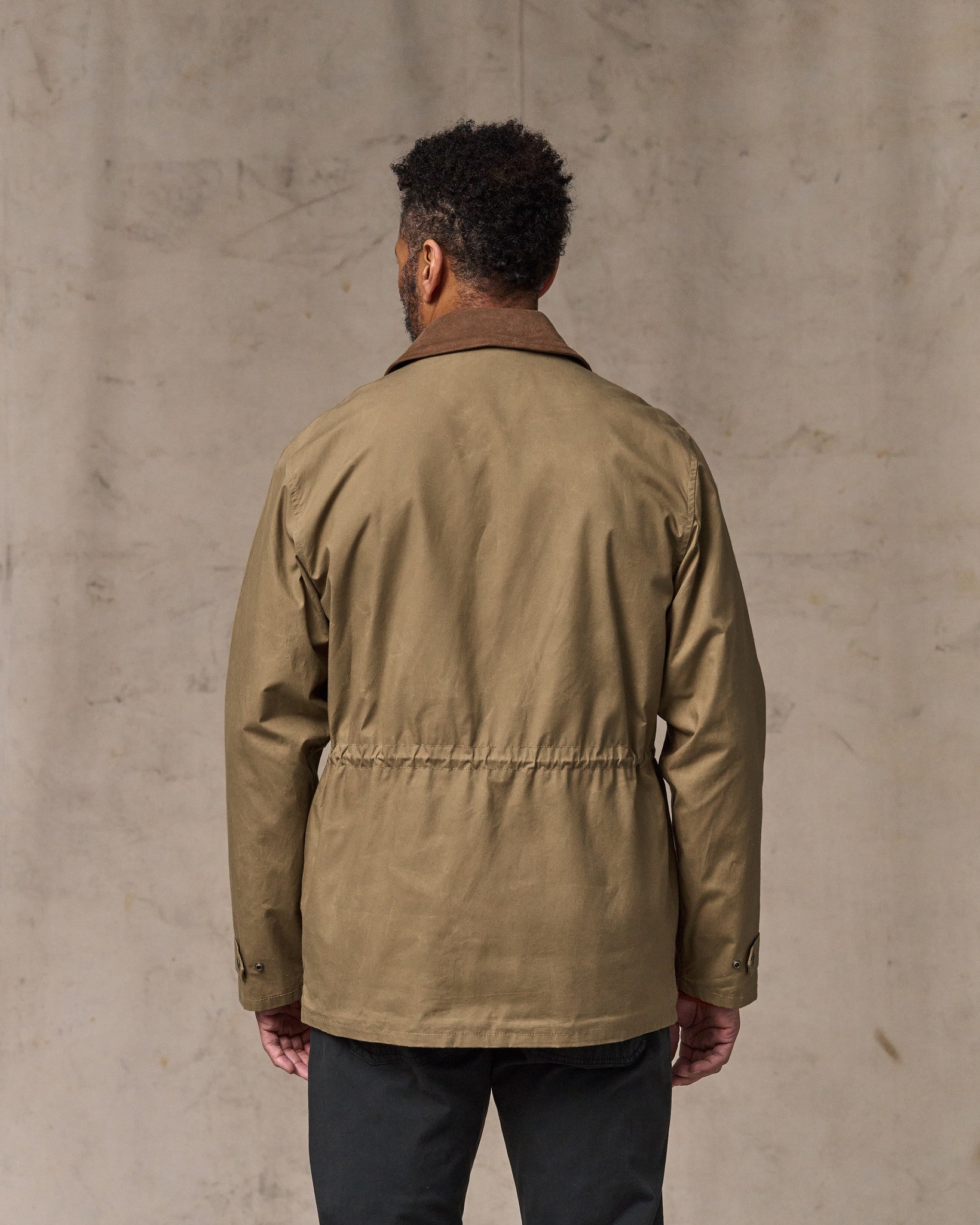 Alternative view of Dry Wax Mile Marker Coat - Dark Beige
