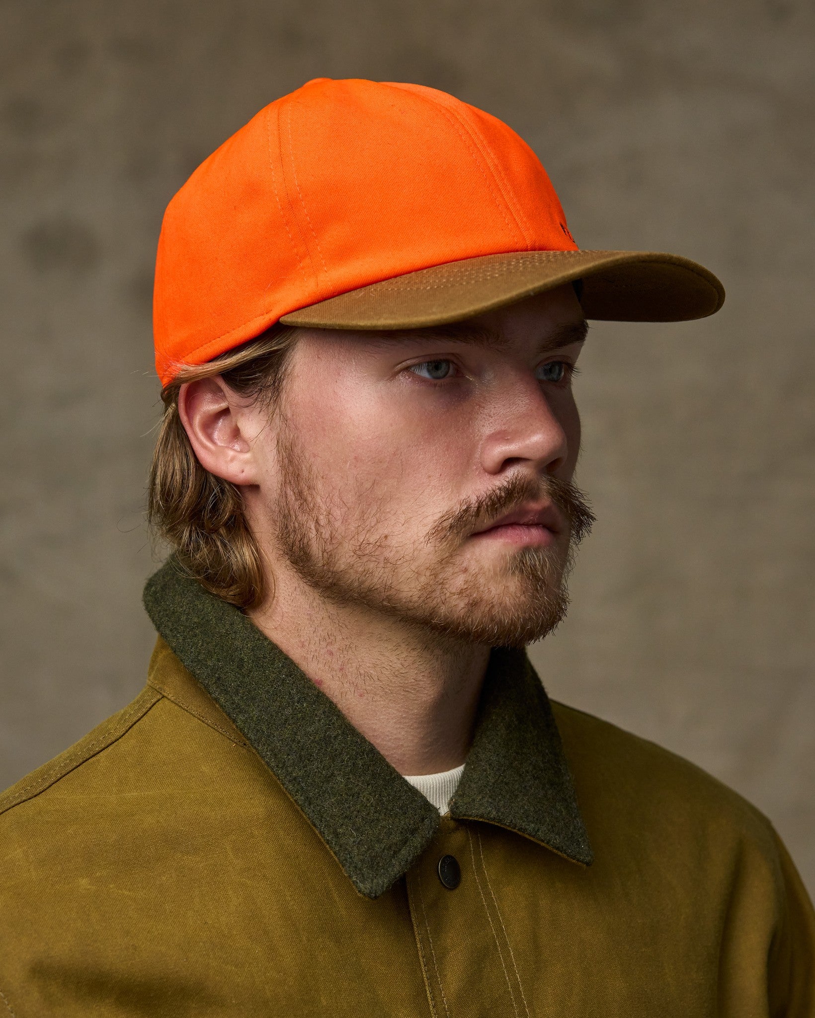 Alternative view of Insulated Blaze/tin Cloth Cap - Desert Tan / Blaze Orange