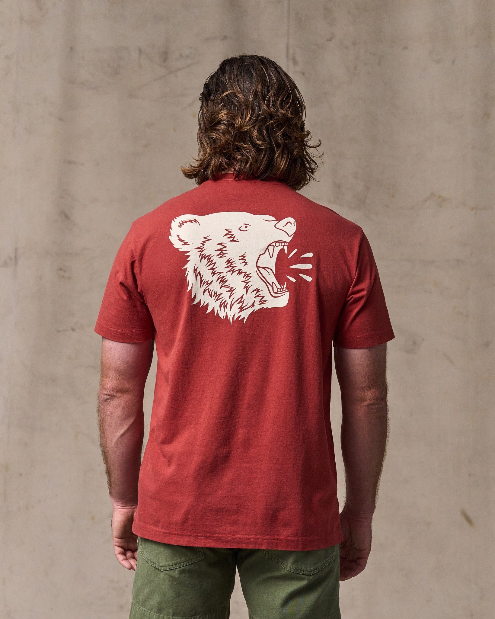 Alternative view of Bear Graphic T-Shirt - Chili Oil