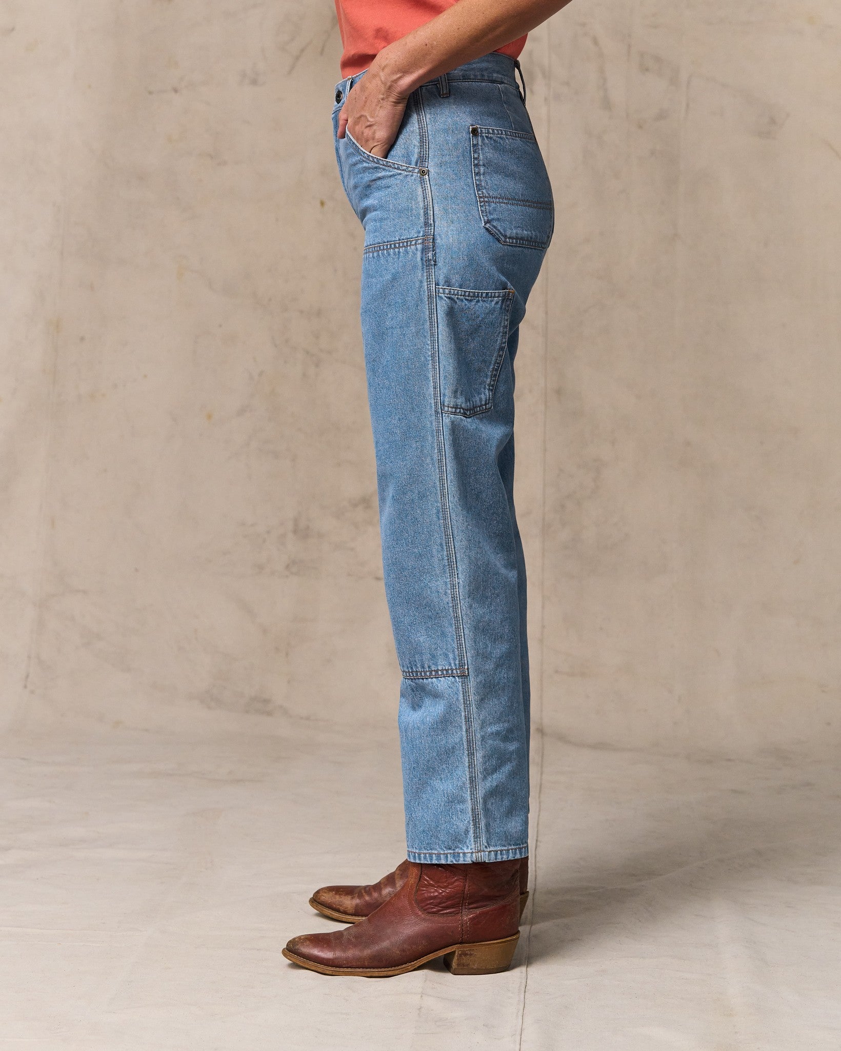 Women's 11-oz. Work Jeans - Medium Indigo - Image 3