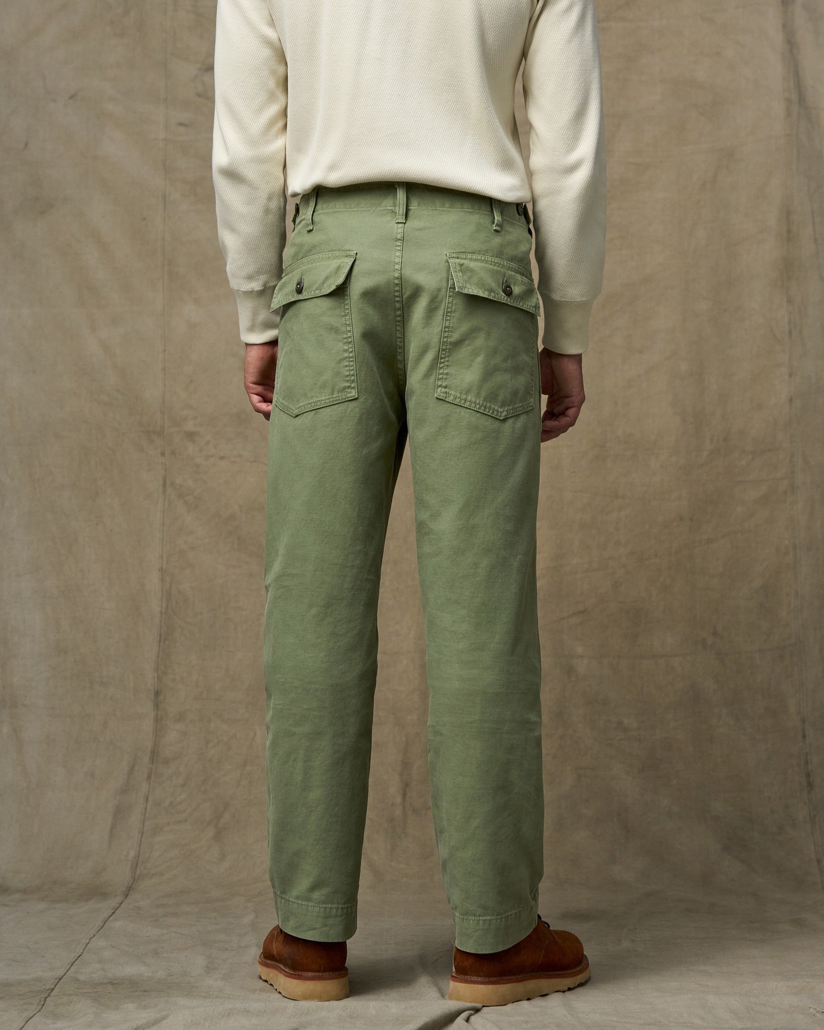 Alternative view of Field Supply Pants - Washed Fatigue Green