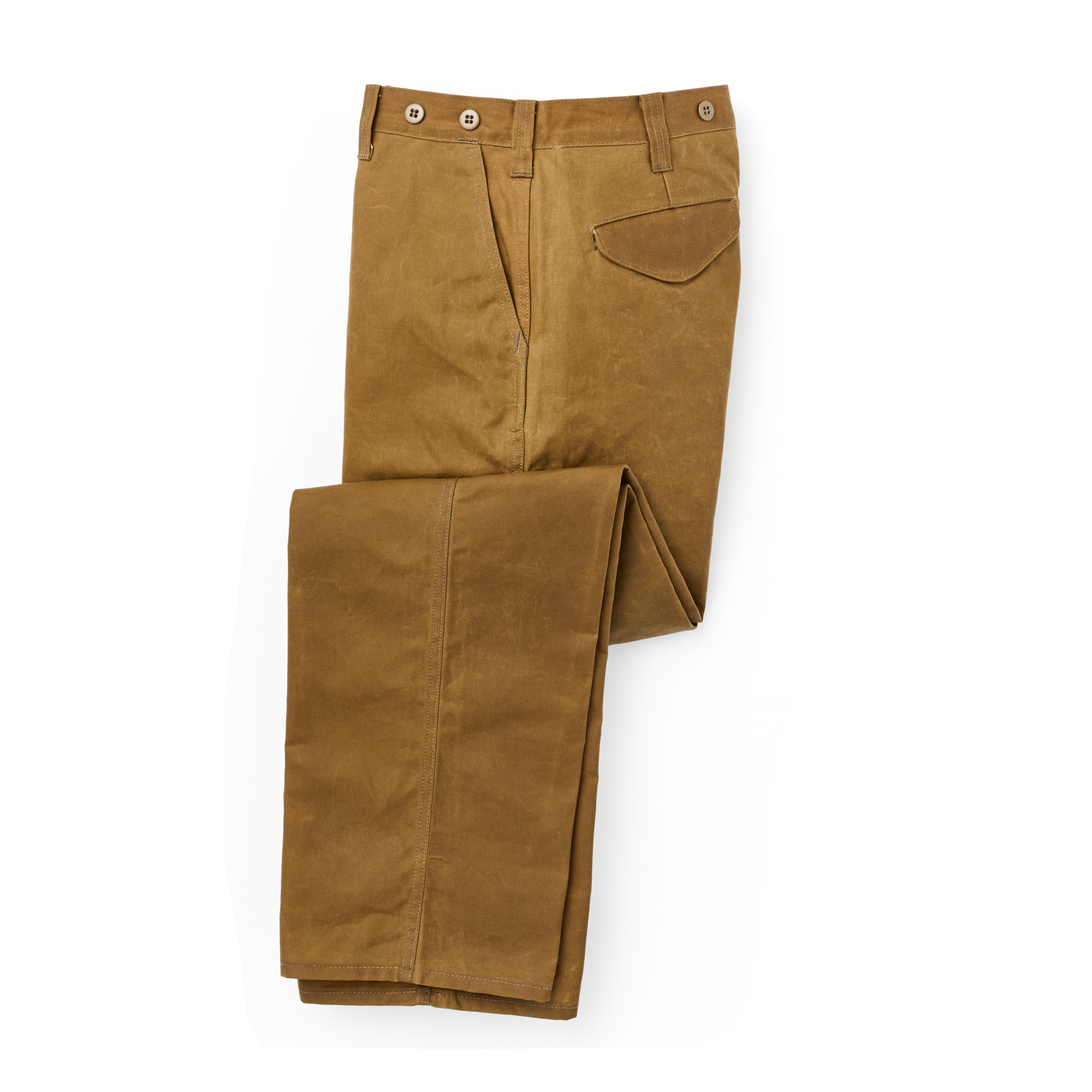 Oil Finish Single Tin Cloth Pants - Dark Tan - Image 5